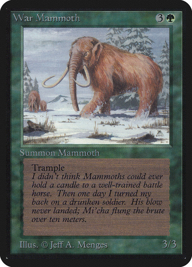 War Mammoth [Alpha Edition] | Lots Moore NSW
