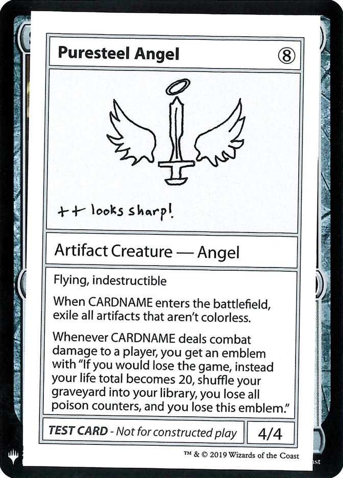Puresteel Angel [Mystery Booster Playtest Cards] | Lots Moore NSW