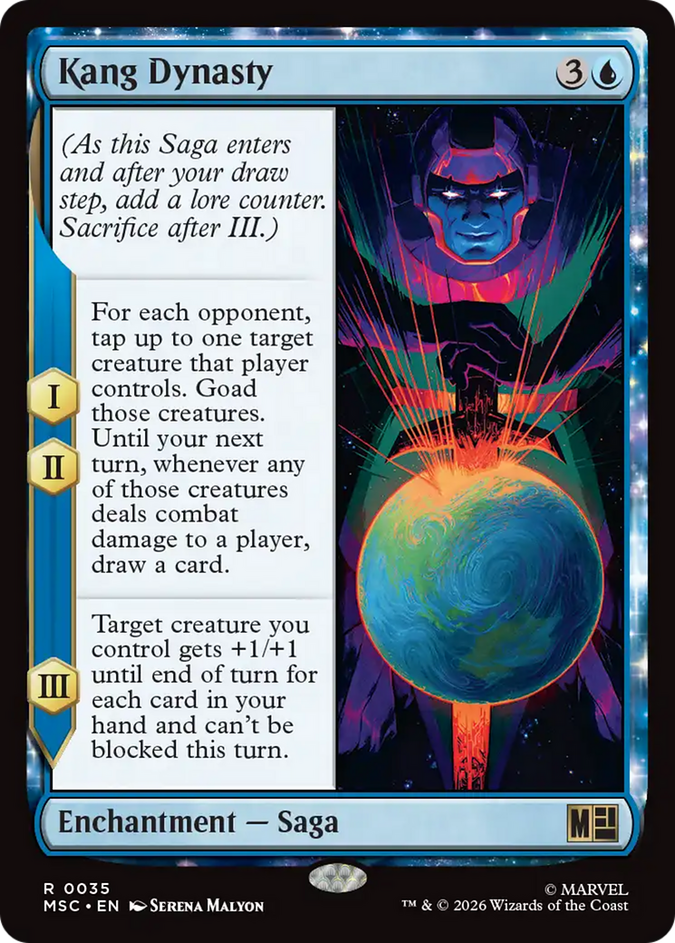 Kang Dynasty (Surge Foil) [Marvel Super Heroes Commander] | Lots Moore NSW