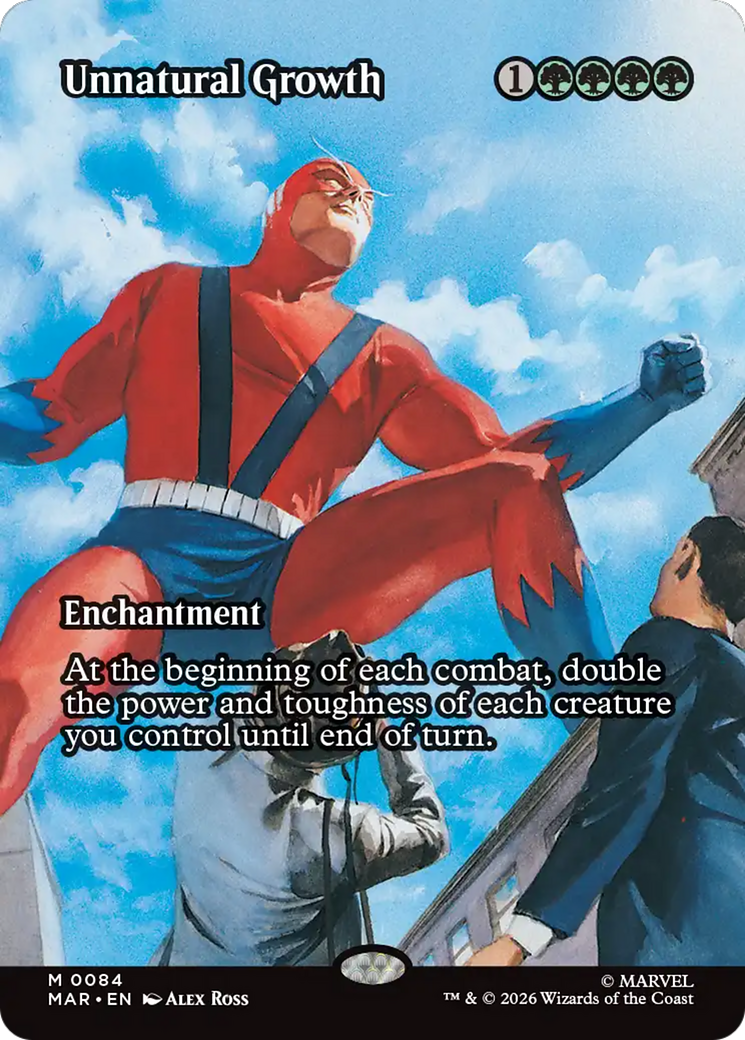 Unnatural Growth (Borderless) [Marvel Universe: Eternal-Legal] | Lots Moore NSW
