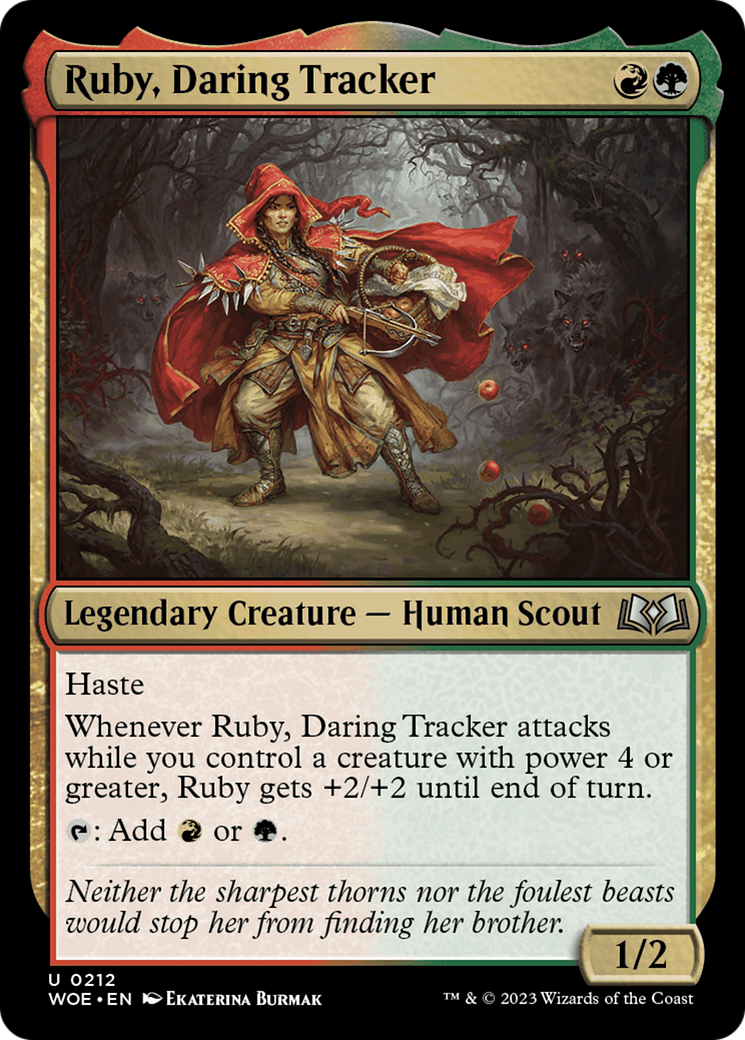 Ruby, Daring Tracker [Wilds of Eldraine] | Lots Moore NSW