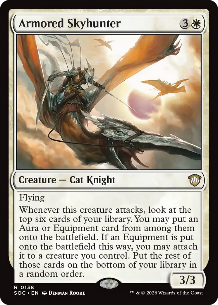 Armored Skyhunter [Secrets of Strixhaven Commander] | Lots Moore NSW