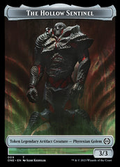 Phyrexian Mite (011) // The Hollow Sentinel Double-Sided Token [Phyrexia: All Will Be One Tokens] | Lots Moore NSW