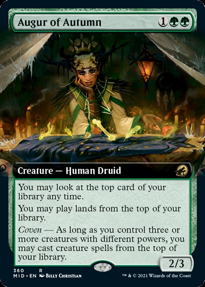 Augur of Autumn (Extended Art) [Innistrad: Midnight Hunt] | Lots Moore NSW
