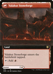 Valakut Awakening // Valakut Stoneforge (Extended Art) [Zendikar Rising] | Lots Moore NSW