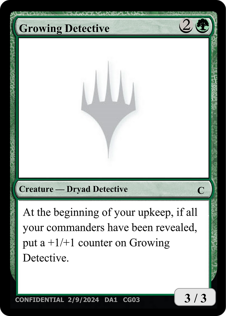 Growing Detective [Unknown Event] | Lots Moore NSW