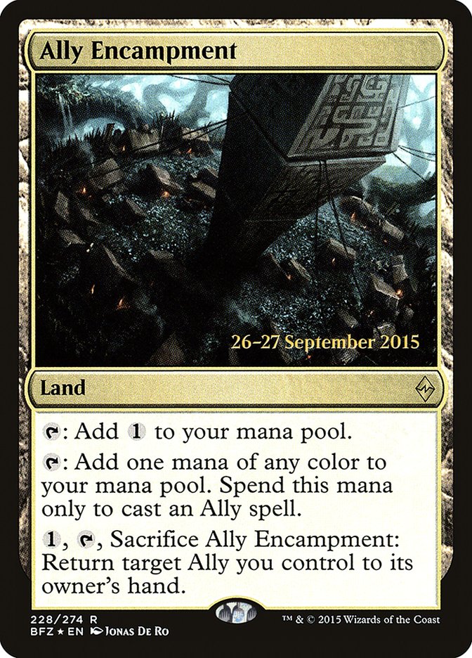 Ally Encampment [Battle for Zendikar Prerelease Promos] | Lots Moore NSW