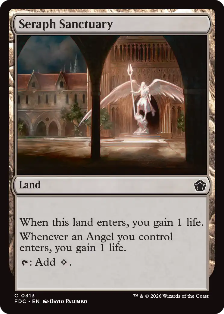 Seraph Sanctuary [Foundations Commander] | Lots Moore NSW