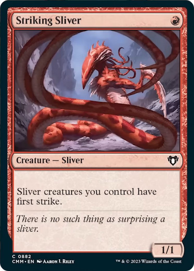 Striking Sliver [Commander Masters] | Lots Moore NSW