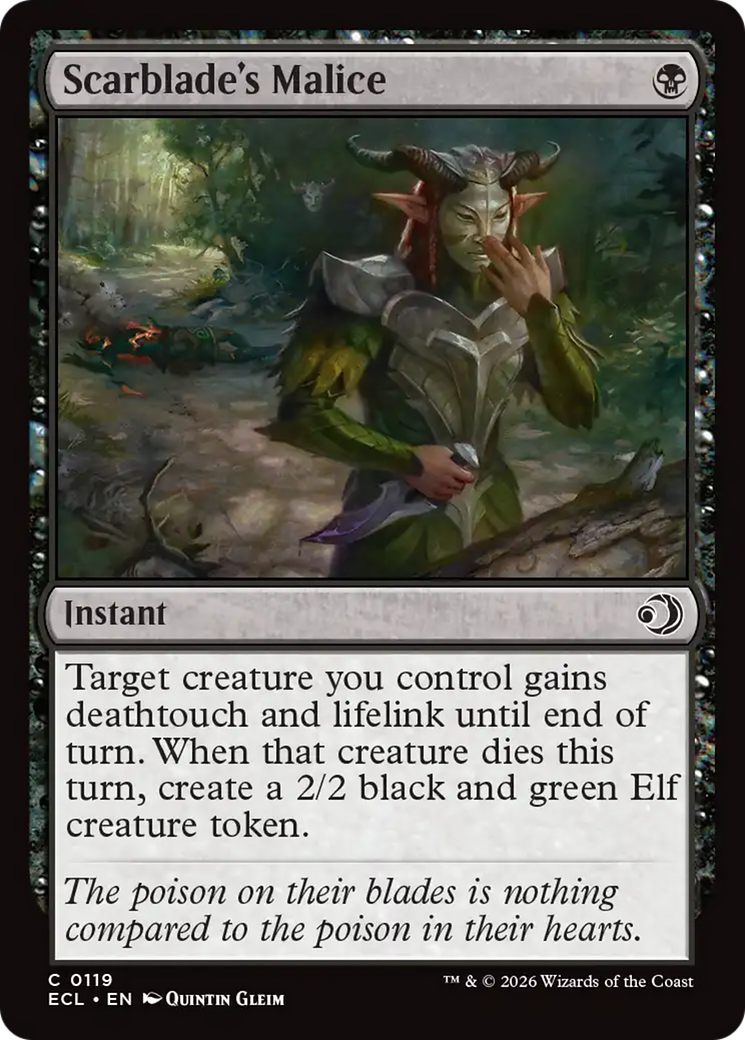 Scarblade's Malice [Lorwyn Eclipsed] | Lots Moore NSW