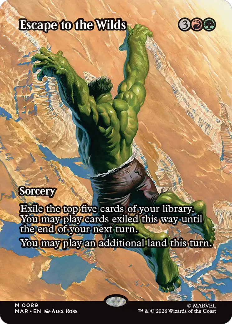 Escape to the Wilds (Borderless) [Marvel Universe: Eternal-Legal] | Lots Moore NSW