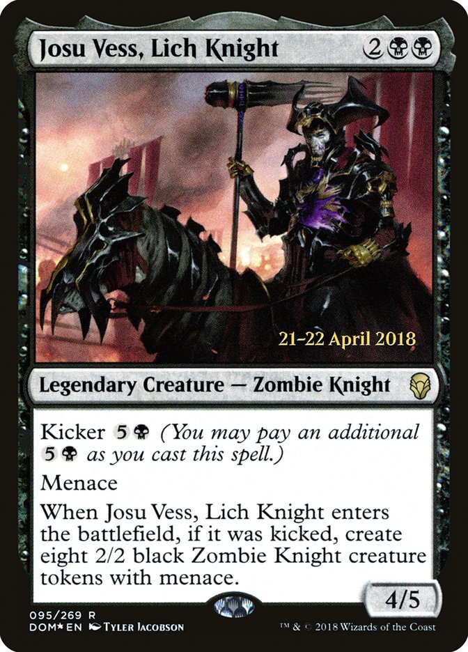 Josu Vess, Lich Knight [Dominaria Prerelease Promos] | Lots Moore NSW
