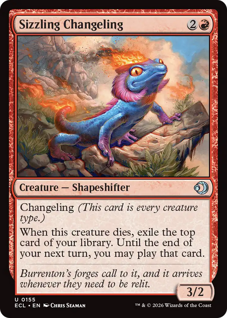 Sizzling Changeling [Lorwyn Eclipsed] | Lots Moore NSW