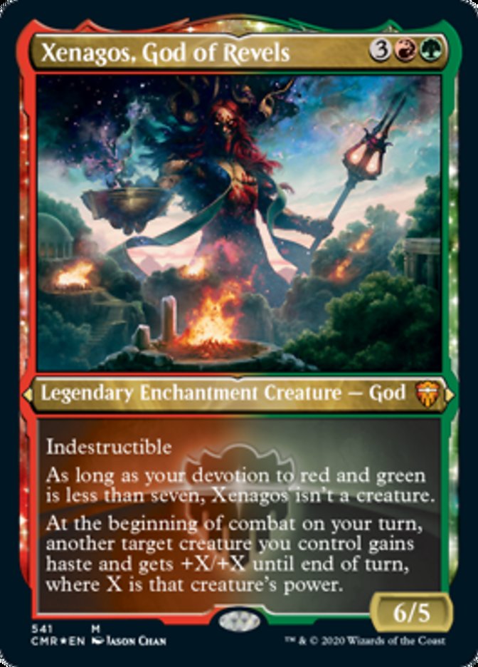 Xenagos, God of Revels (Etched) [Commander Legends] | Lots Moore NSW