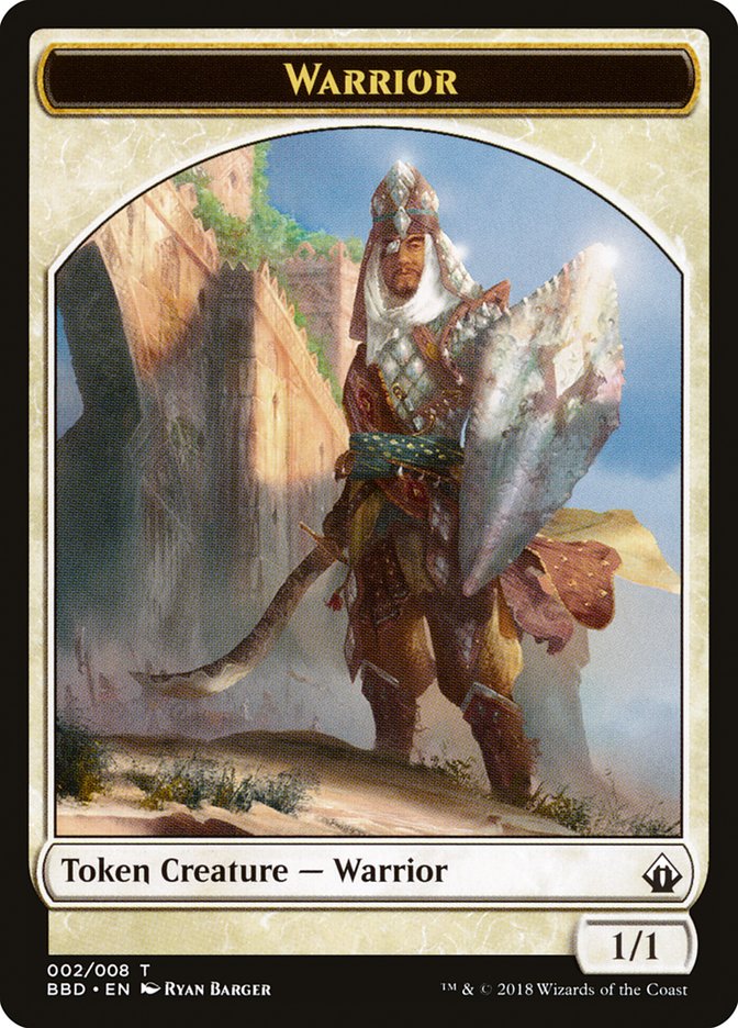 Warrior Token [Battlebond Tokens] | Lots Moore NSW