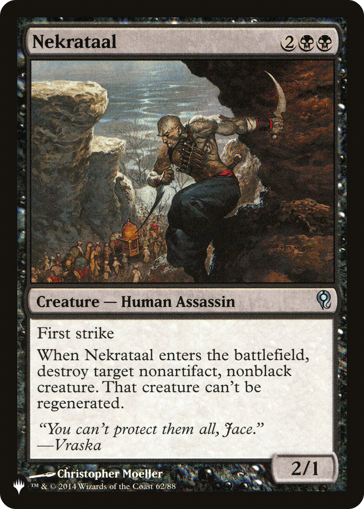 Nekrataal [The List] | Lots Moore NSW
