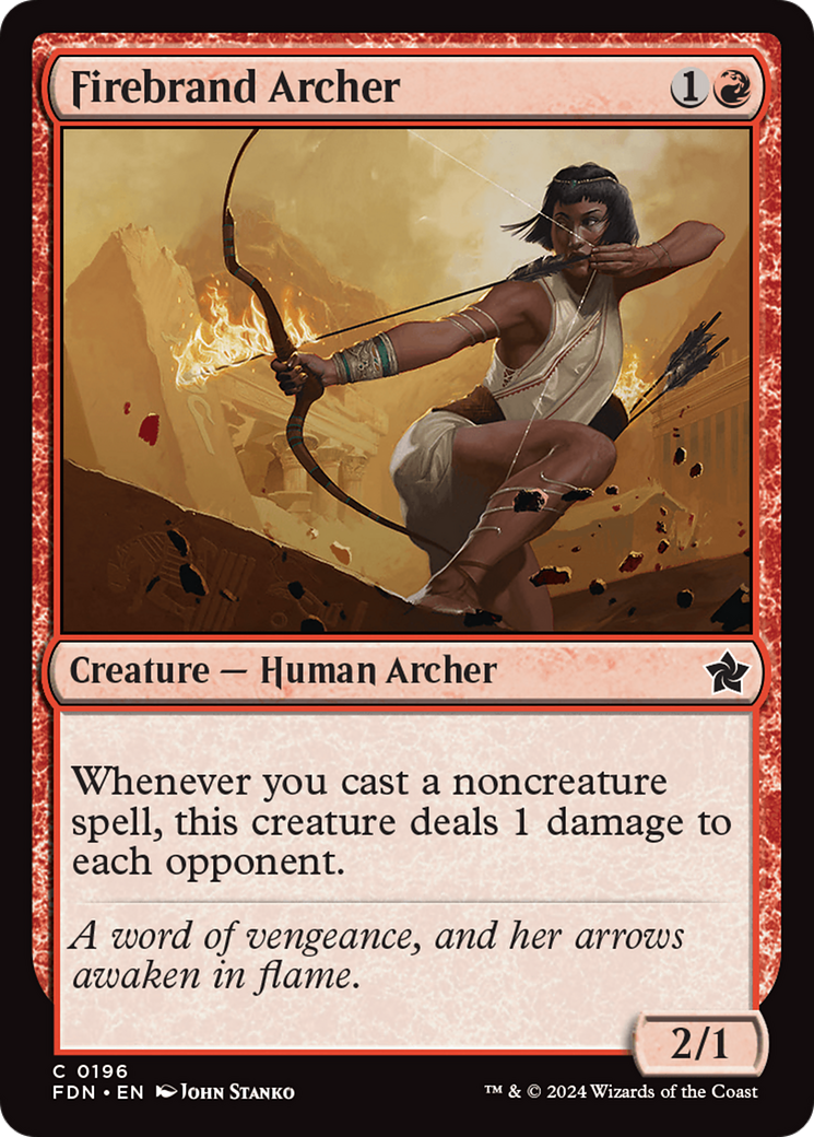 Firebrand Archer [Foundations] | Lots Moore NSW