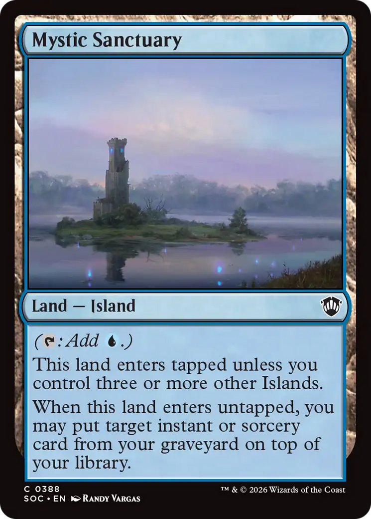 Mystic Sanctuary [Secrets of Strixhaven Commander] Magic: The Gathering | Lots Moore NSW