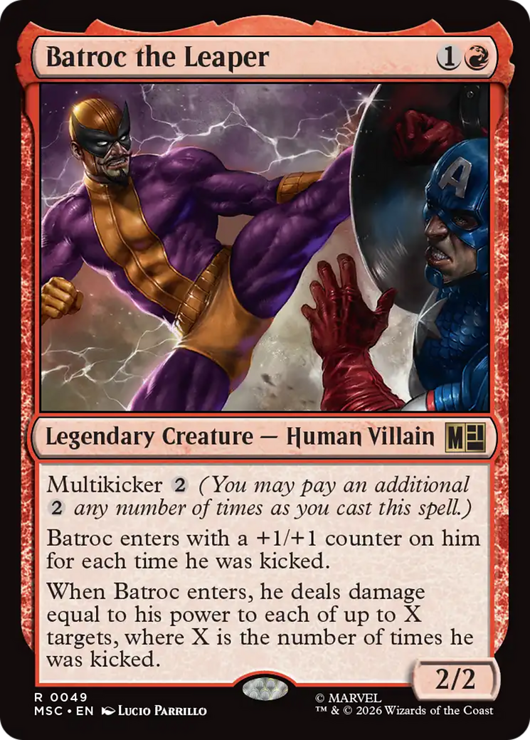 Batroc the Leaper (Surge Foil) [Marvel Super Heroes Commander] | Lots Moore NSW