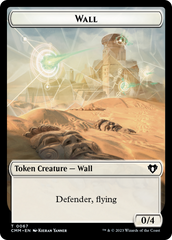 Wall // Kor Ally Double-Sided Token [Commander Masters Tokens] | Lots Moore NSW