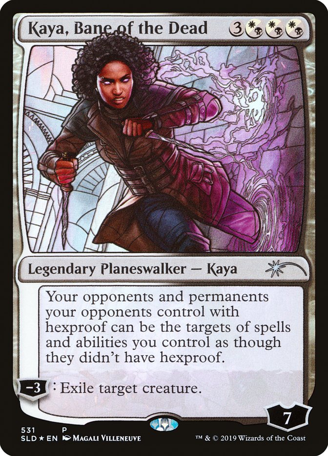 Kaya, Bane of the Dead (Stained Glass) [Secret Lair Drop Promos] | Lots Moore NSW