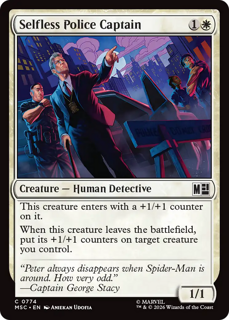 Selfless Police Captain [Marvel Super Heroes Commander] | Lots Moore NSW