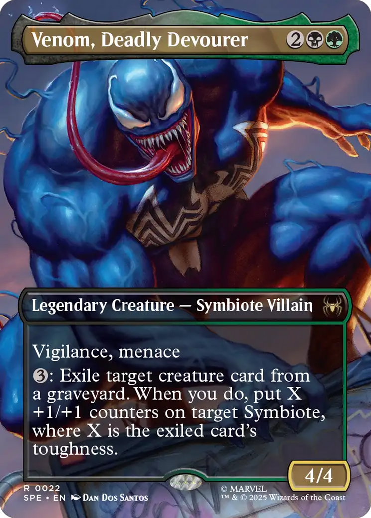 Venom, Deadly Devourer (Borderless) [Marvel's Spider-Man: Eternal-Legal] | Lots Moore NSW