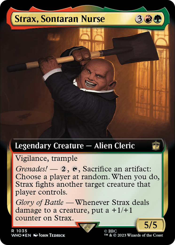Strax, Sontaran Nurse (Extended Art) (Surge Foil) [Doctor Who] | Lots Moore NSW