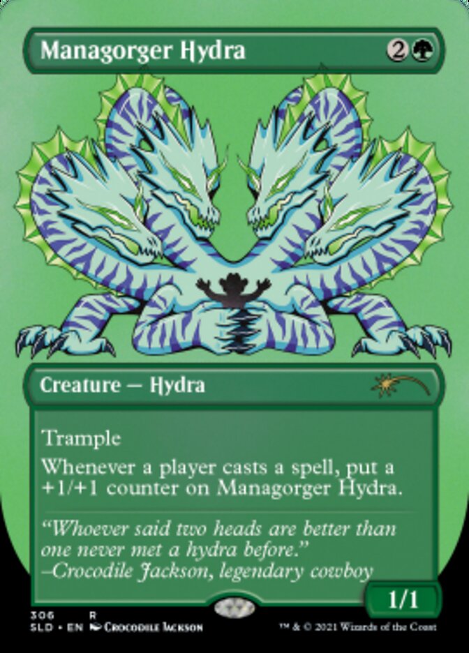 Managorger Hydra (Borderless) (Foil Etched) [Secret Lair Drop Series] | Lots Moore NSW