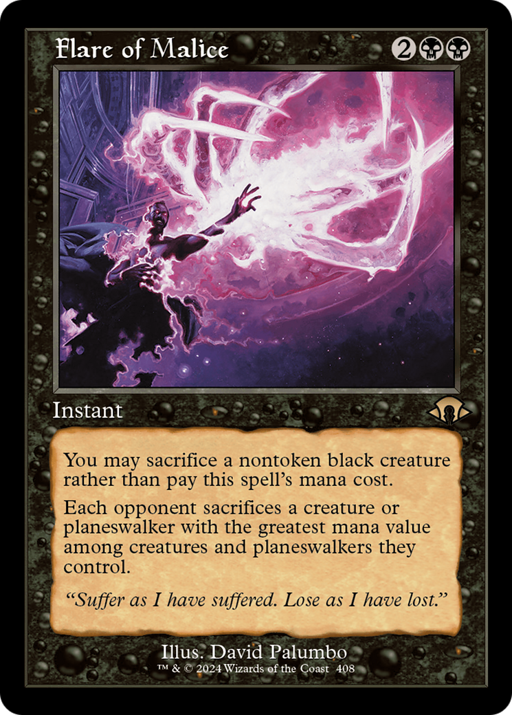 Flare of Malice (Retro) [Modern Horizons 3] | Lots Moore NSW