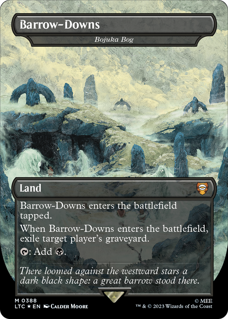 Barrow-Downs - Bojuka Bog (Surge Foil Realms and Relics) [The Lord of the Rings: Tales of Middle-Earth Commander] | Lots Moore NSW