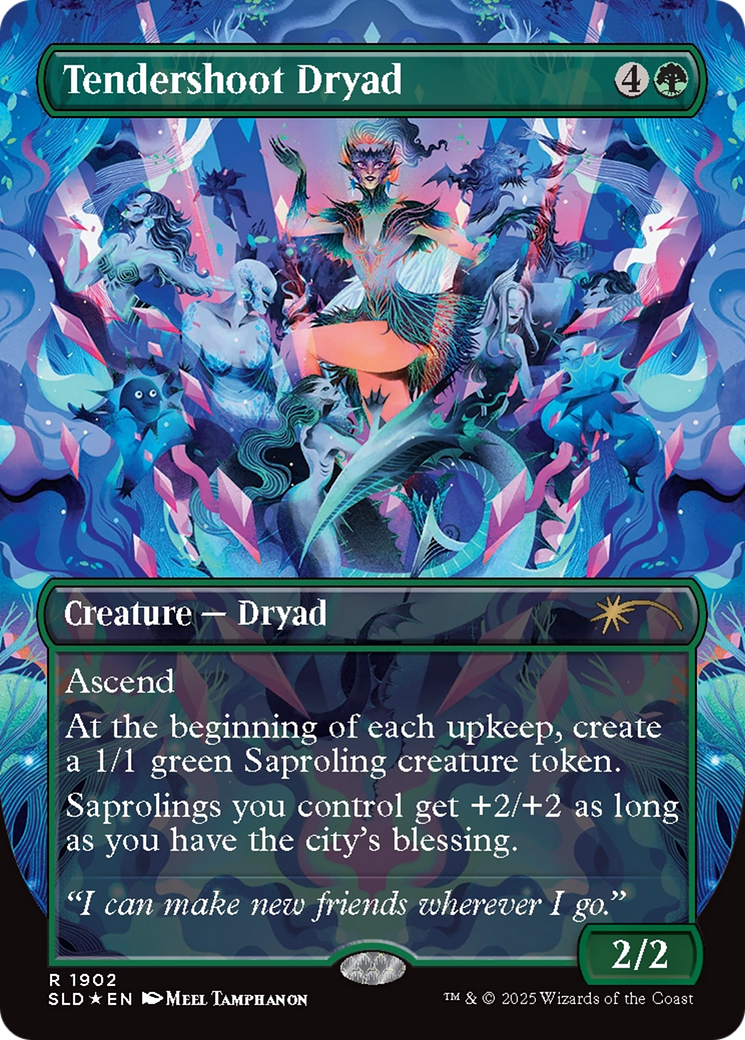 Tendershoot Dryad (Double Rainbow Foil) [Secret Lair Drop Series] | Lots Moore NSW