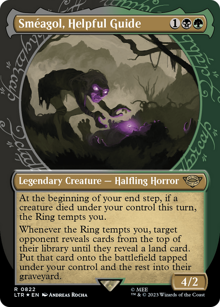 Smeagol, Helpful Guide (Showcase) (Surge Foil) [The Lord of the Rings: Tales of Middle-Earth] | Lots Moore NSW