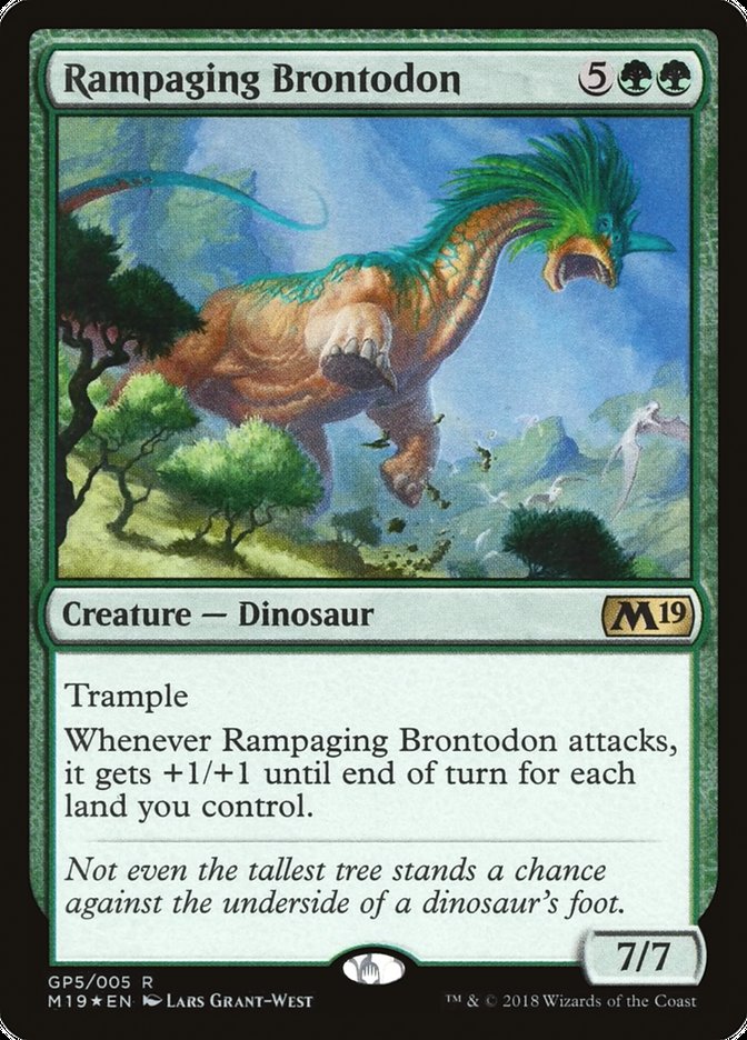 Rampaging Brontodon [Magic 2019 Gift Pack] | Lots Moore NSW
