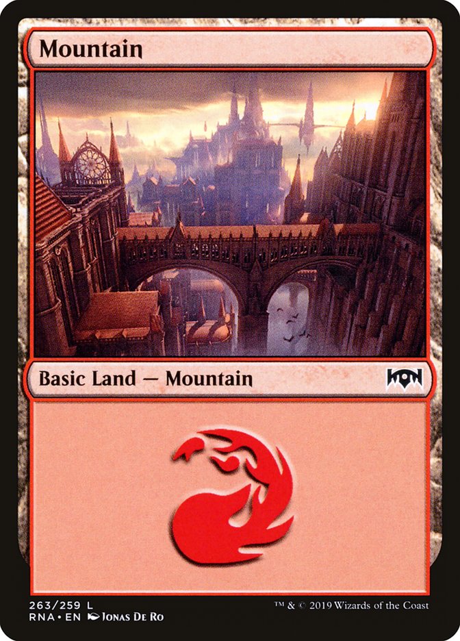 Mountain (263) [Ravnica Allegiance] | Lots Moore NSW