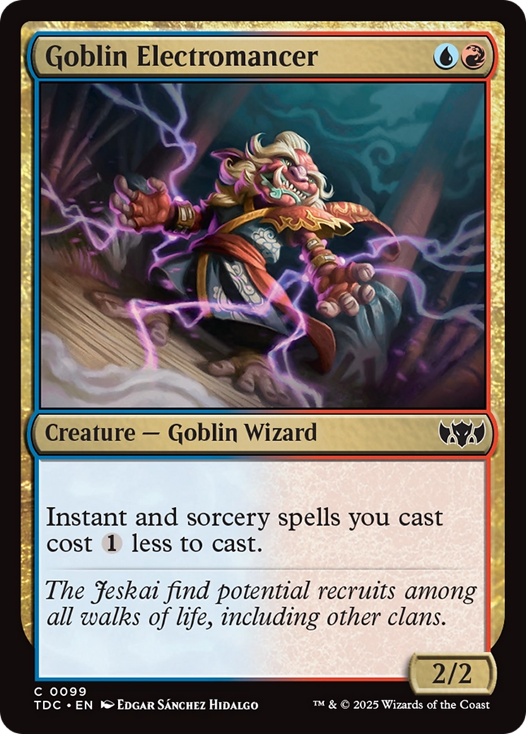 Goblin Electromancer [Tarkir: Dragonstorm Commander] | Lots Moore NSW