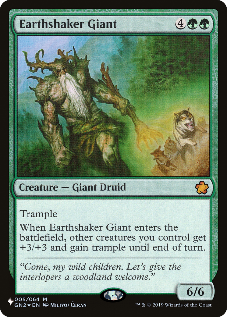 Earthshaker Giant [The List Reprints] | Lots Moore NSW