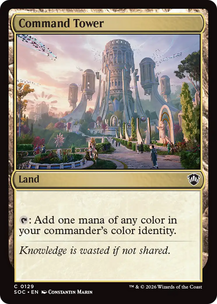 Command Tower [Secrets of Strixhaven Commander] Magic: The Gathering | Lots Moore NSW