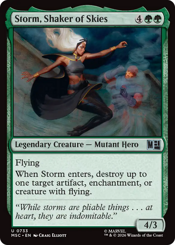 Storm, Shaker of Skies [Marvel Super Heroes Commander] | Lots Moore NSW