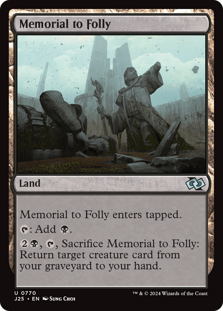 Memorial to Folly [Foundations Jumpstart] | Lots Moore NSW