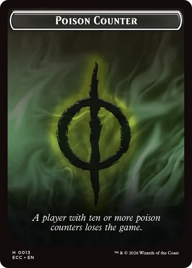 Saproling // Poison Counter Double-Sided Token [Lorwyn Eclipsed Tokens] | Lots Moore NSW