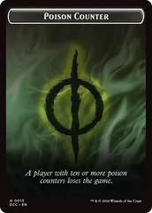 Saproling // Poison Counter Double-Sided Token [Lorwyn Eclipsed Tokens] | Lots Moore NSW