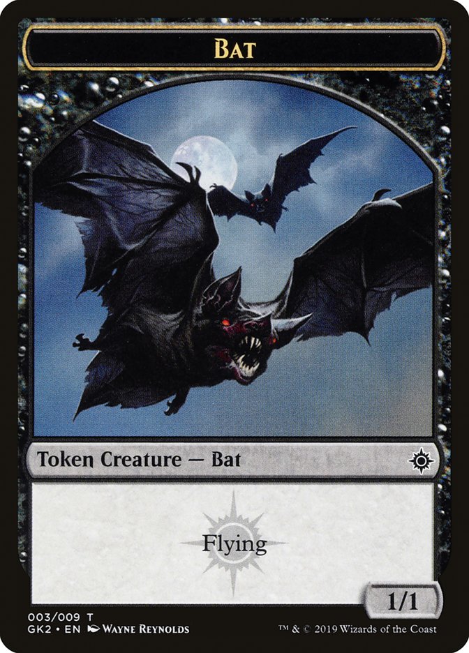 Bat // Spirit (010) Double-Sided Token [Ravnica Allegiance Guild Kit Tokens] | Lots Moore NSW