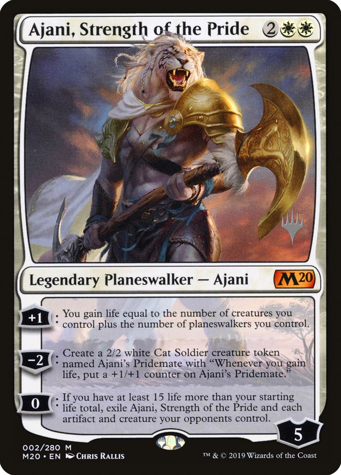 Ajani, Strength of the Pride (Promo Pack) [Core Set 2020 Promos] | Lots Moore NSW