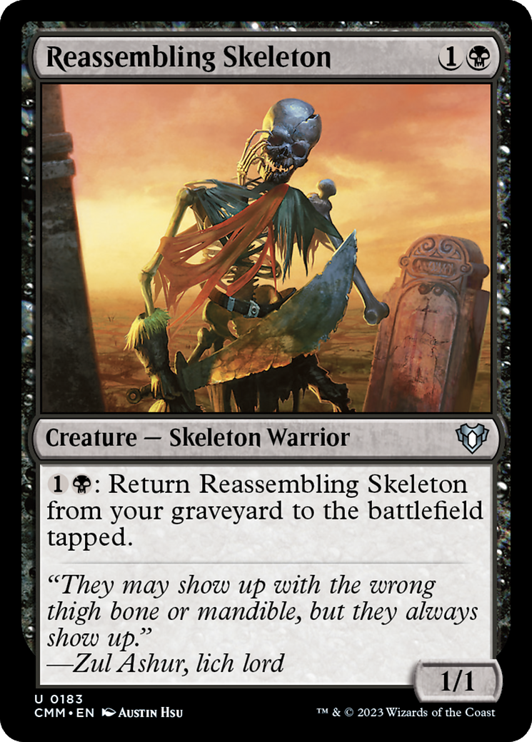 Reassembling Skeleton [Commander Masters] | Lots Moore NSW