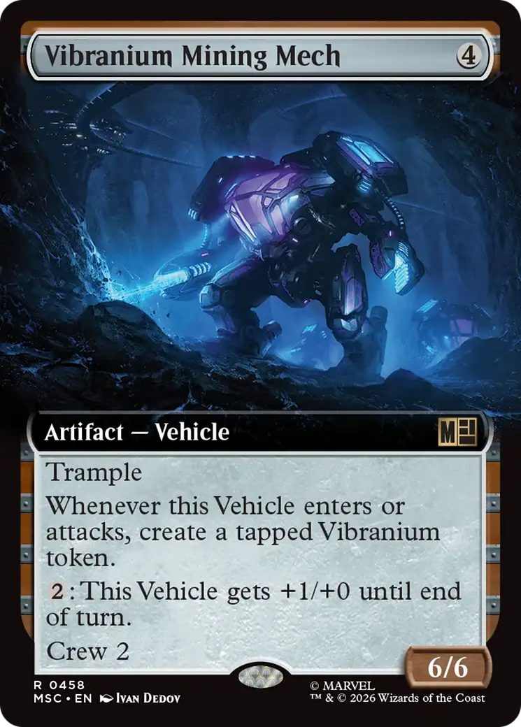 Vibranium Mining Mech (Extended Art) [Marvel Super Heroes Commander] | Lots Moore NSW