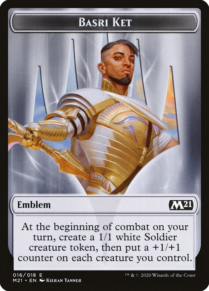 Basri Ket Emblem [Core Set 2021 Tokens] | Lots Moore NSW
