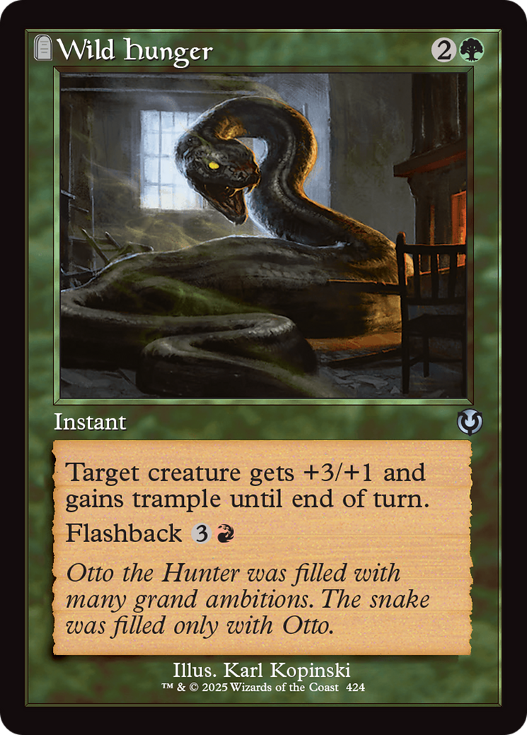 Wild Hunger (Retro Frame) [Innistrad Remastered] | Lots Moore NSW
