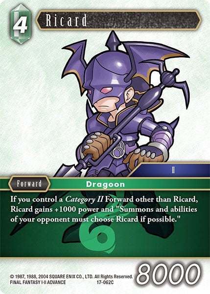 Ricard [Rebellion's Call] | Lots Moore NSW