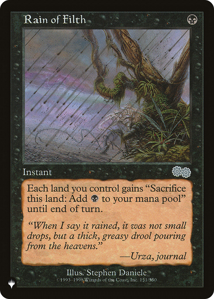Rain of Filth [The List] | Lots Moore NSW